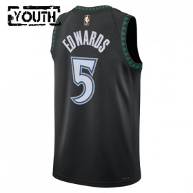 NBA Børn Trøje Minnesota Timberwolves Anthony Edwards 2025-26 Nike Classic Edition Sort Swingman